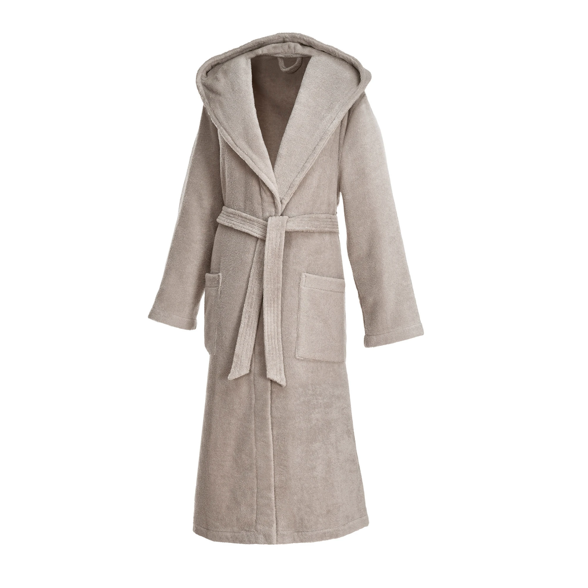 Weseta Bademantel DREAMFLOR Mit Kapuze Sand