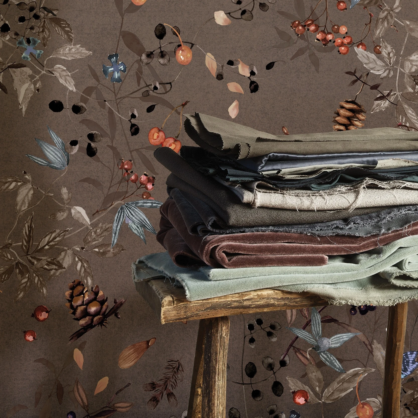 christian fischbacher tapete dorato grey 600105 505 ambiente