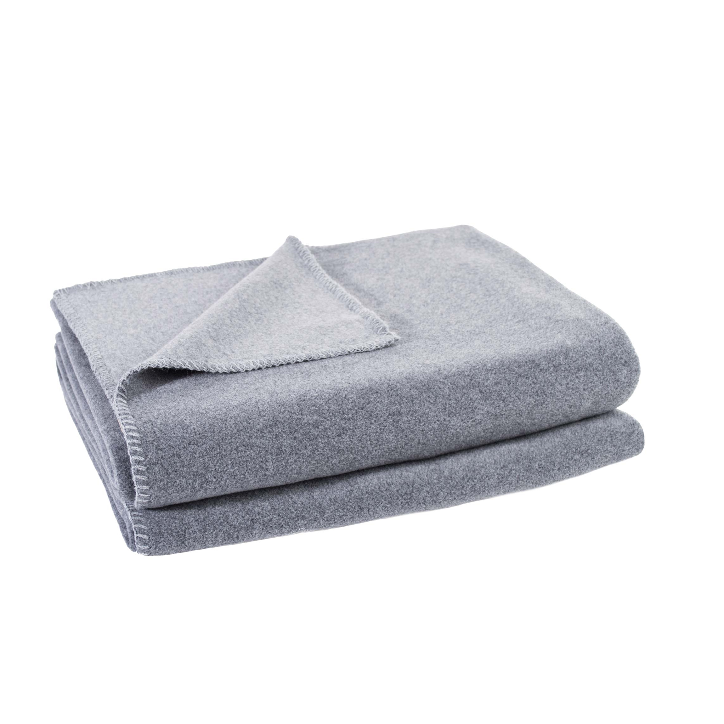 Zoeppritz Kuscheldecke SOFT-FLEECE Hellgrau