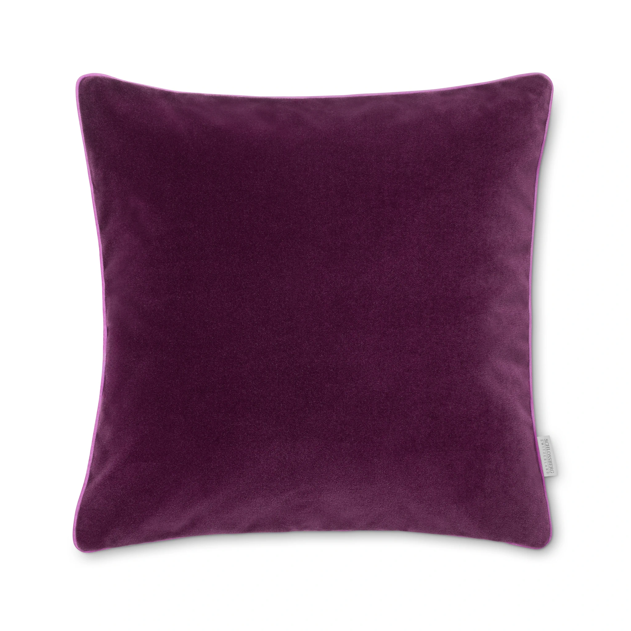 Schlossberg Zierkissenbezug ELODIE Samt Berry Produkt Schlossberg Zierkissenbezug ELODIE Samt Berry