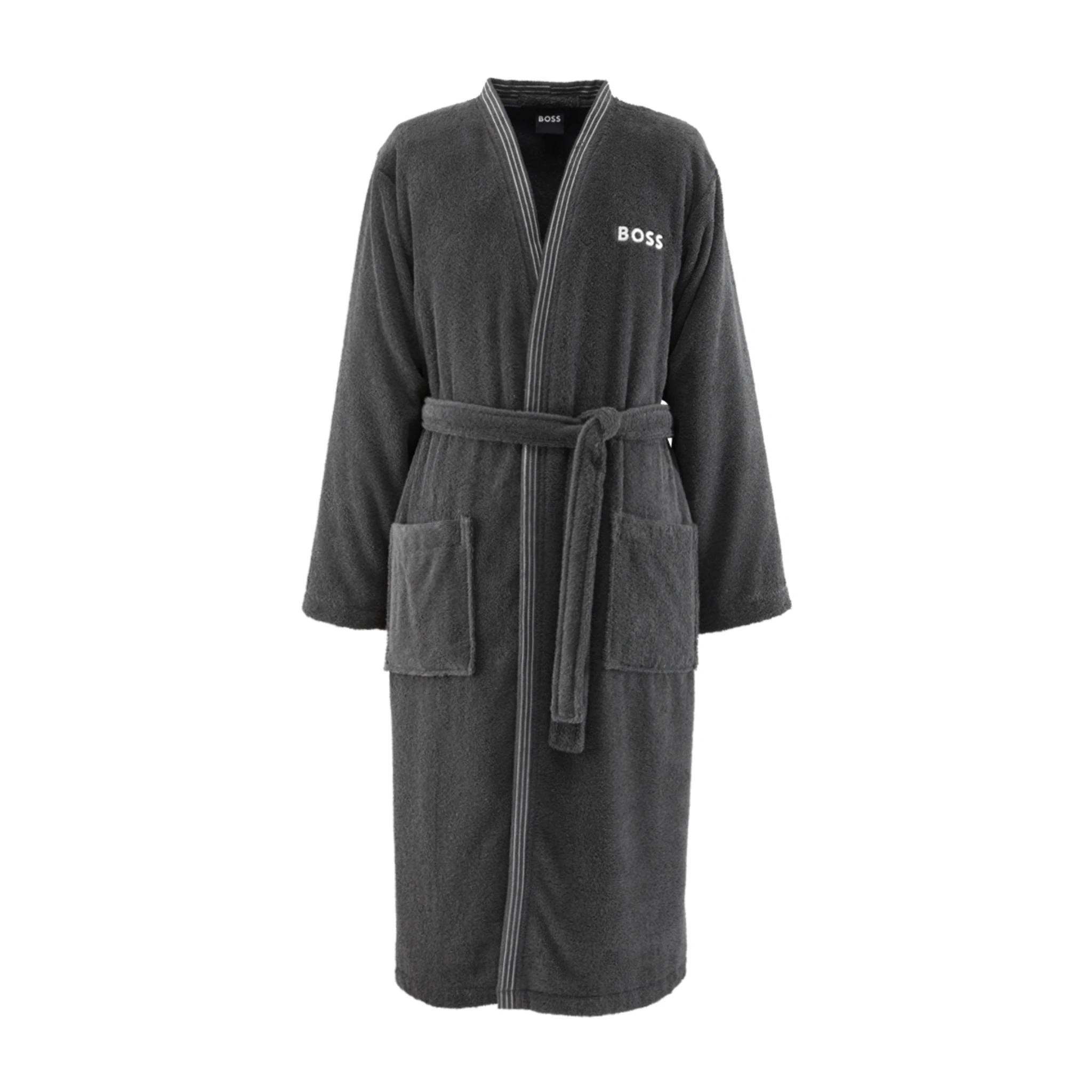 Hugo Boss Bademantel Herren EDGE Graphit