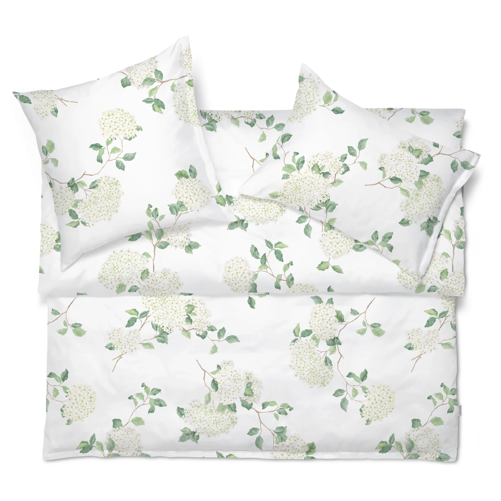 Schlossberg Bettwäsche HORTENSIA Satin Noblesse Blanc