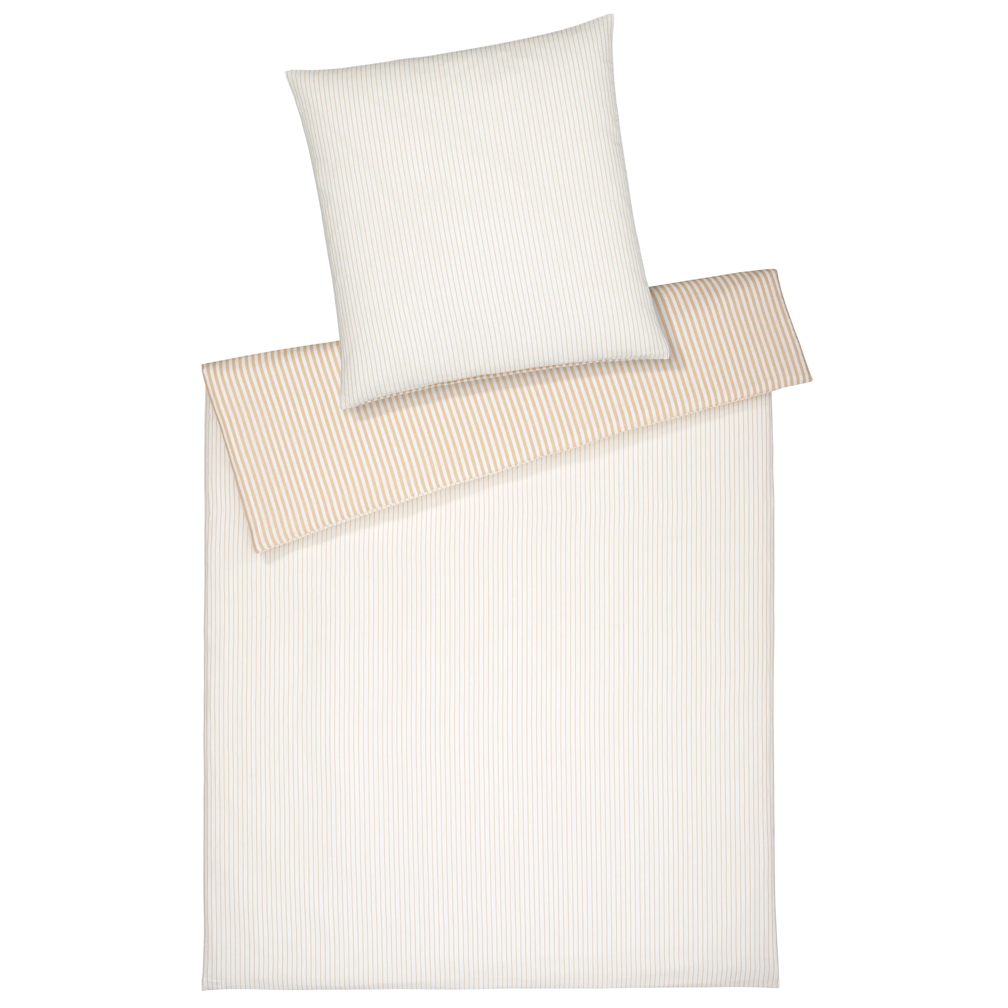 elegante Bettwäsche BOLD Halbleinen Pfirsich Produktbild elegante Bettwäsche BOLD Halbleinen Pfirsich