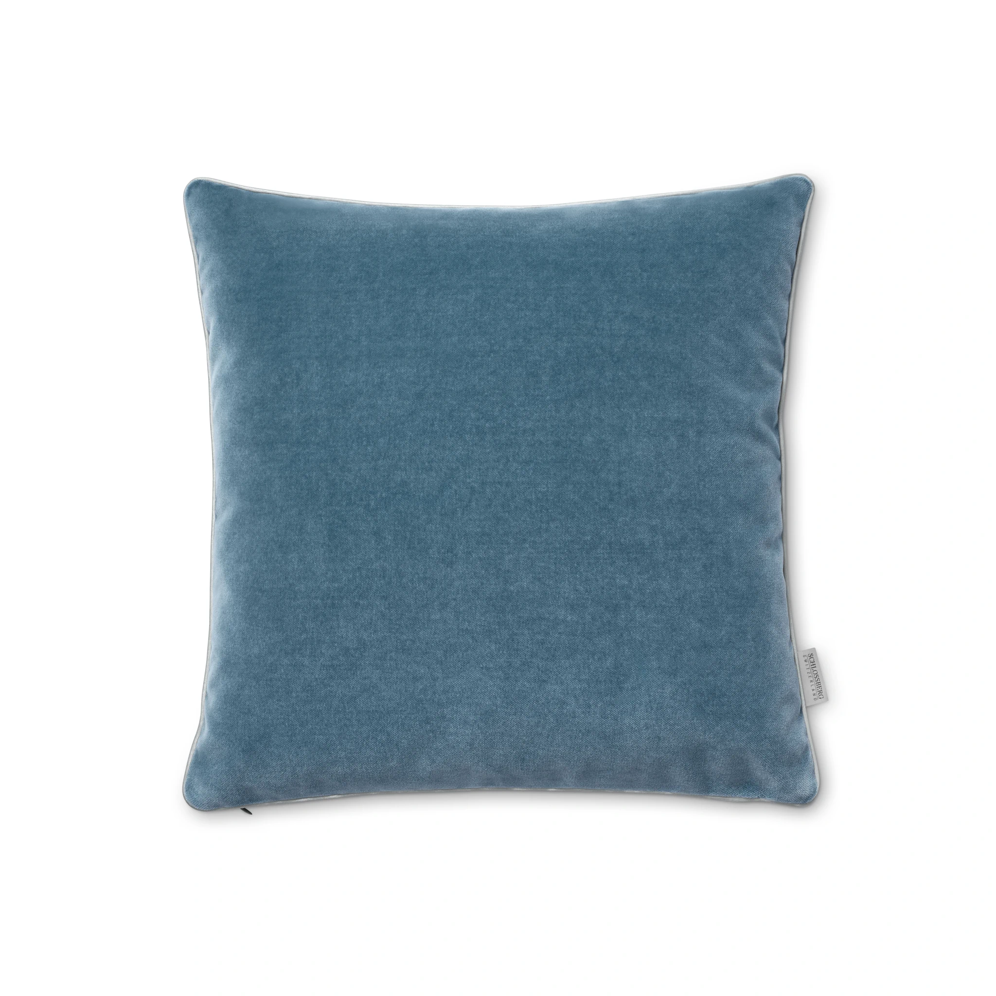 Schlossberg Zierkissenbezug ELODIE Samt Azur Produkt Schlossberg Zierkissenbezug ELODIE Samt Azur