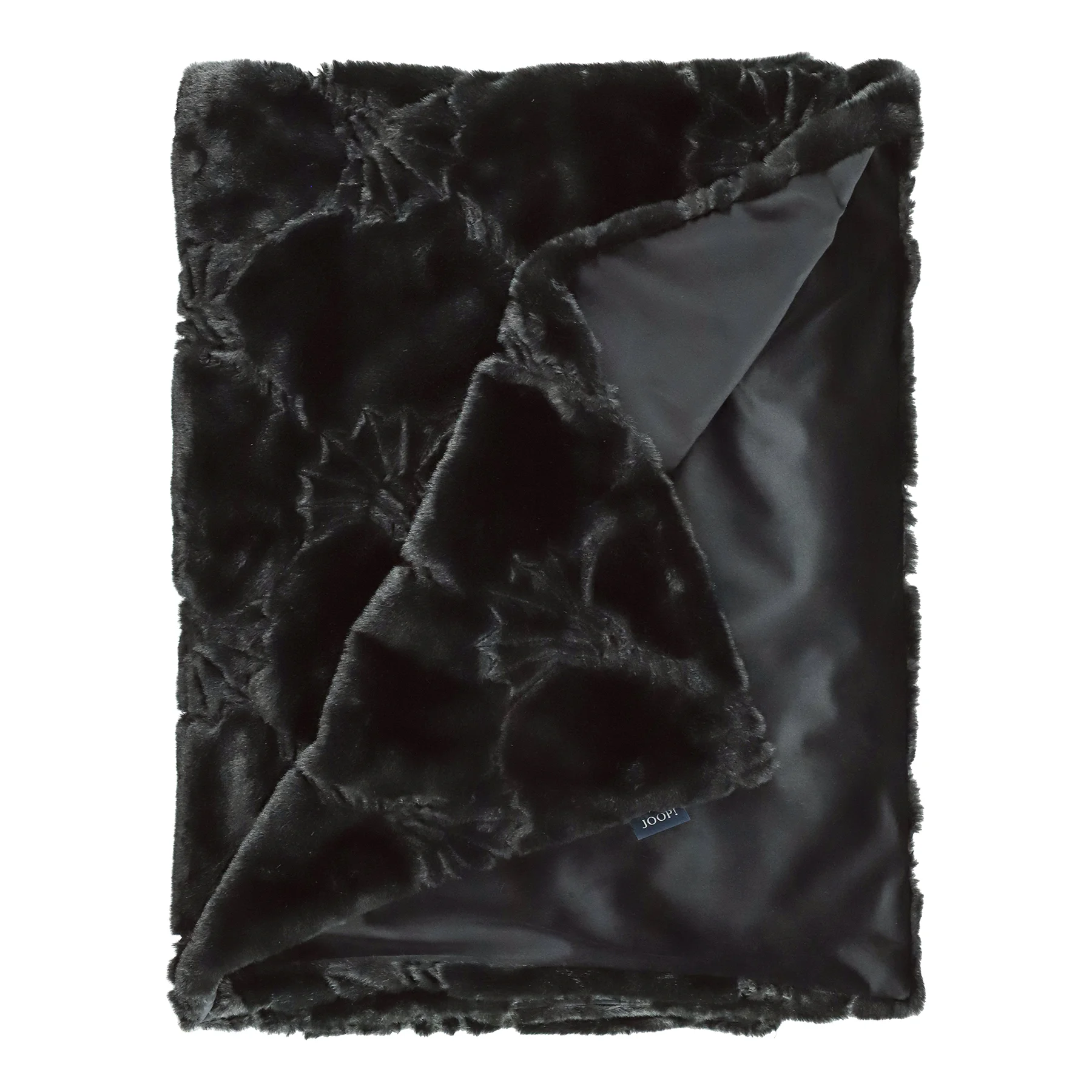 JOOP! Plaid COZY CORNFLOWER Schwarz