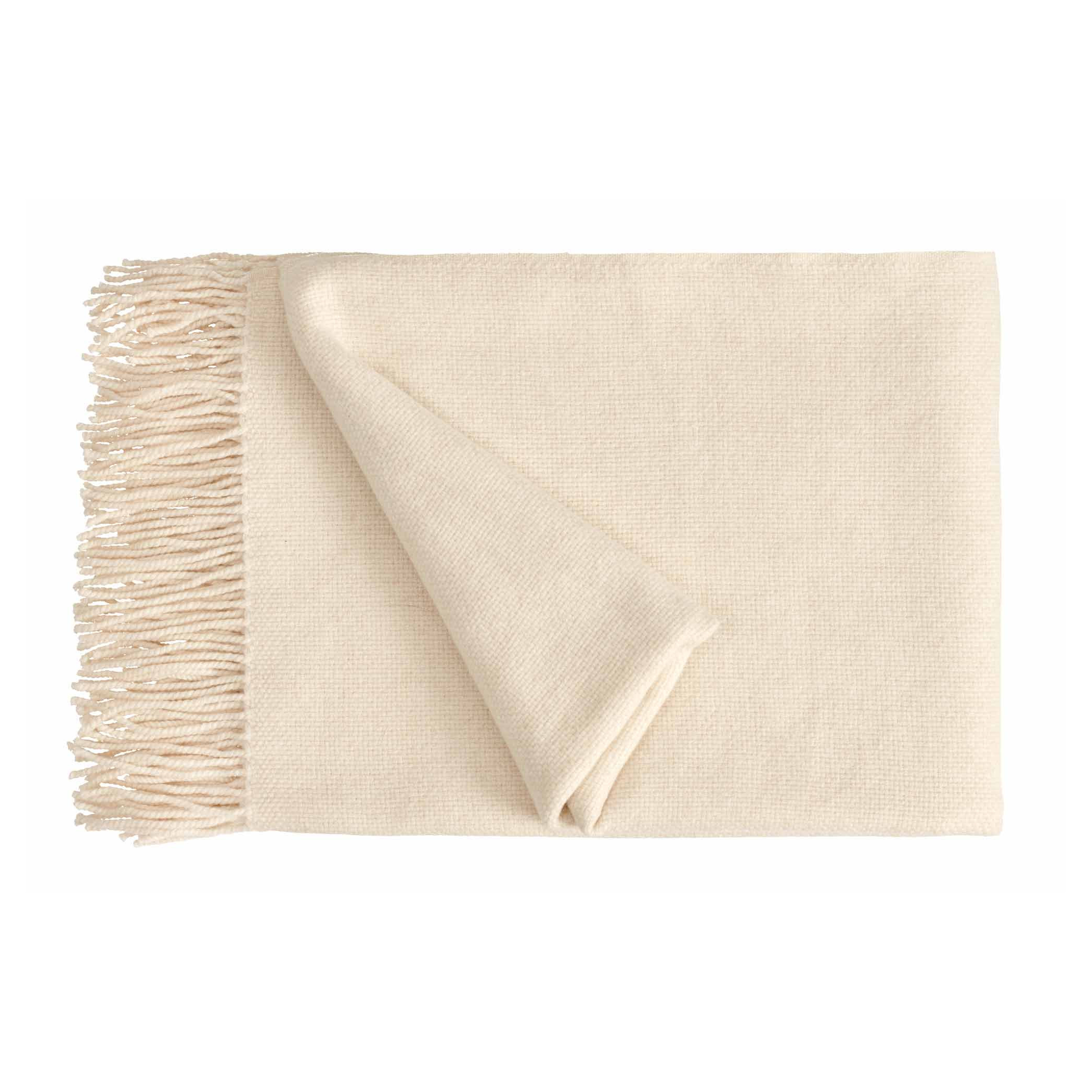 Fischbacher 1819 Kuscheldecke BISOU Kaschmir Beige