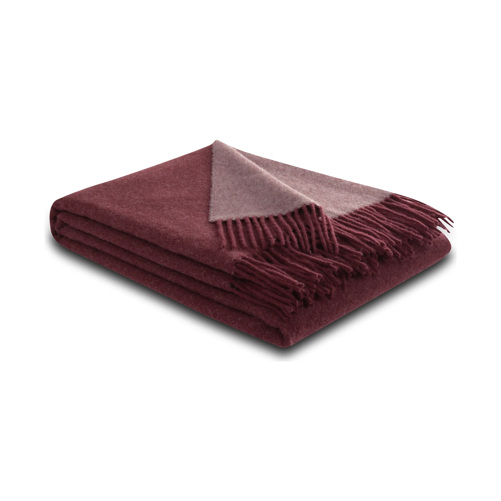 Biederlack Plaid KASCHMIR Bordeaux-Parfait Produktbild Biederlack Plaid KASCHMIR Bordeaux-Parfait