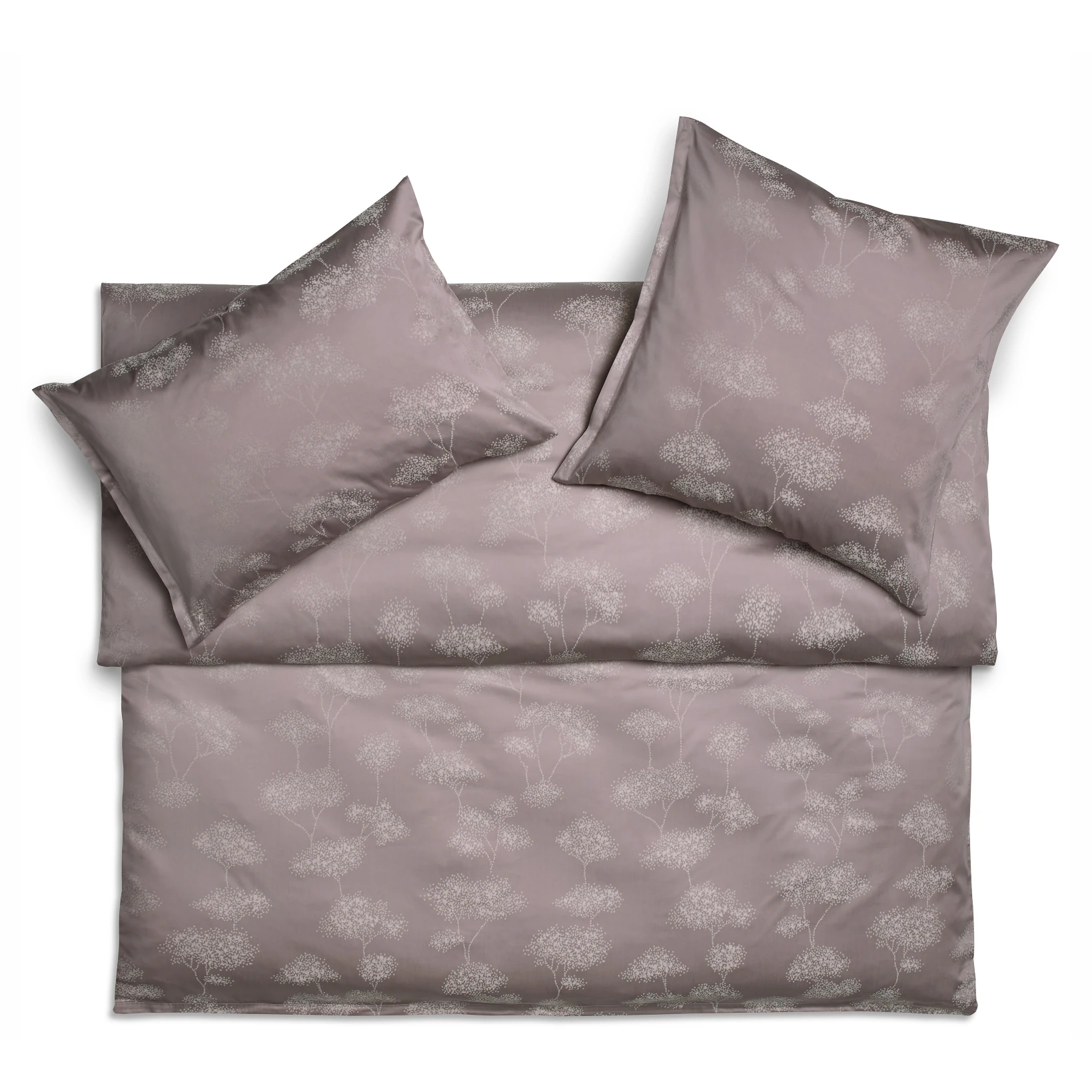 Zimmer + Rohde Bettwäsche TREE Jacquard Deluxe Brun Produkt Zimmer + Rohde Bettwäsche TREE Jacquard Deluxe Brun