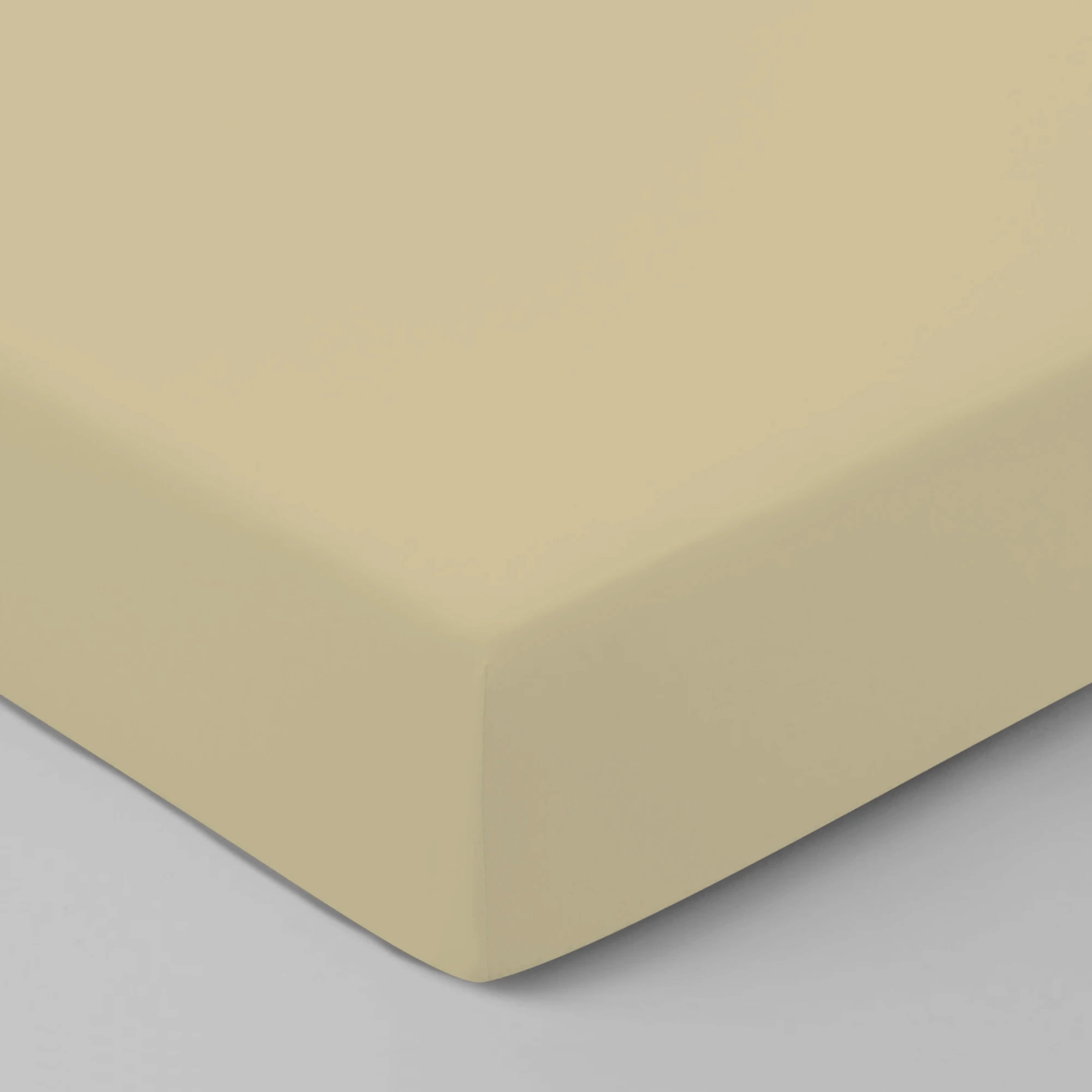 Graser Spannbettlaken SATIN UNI Sandbeige