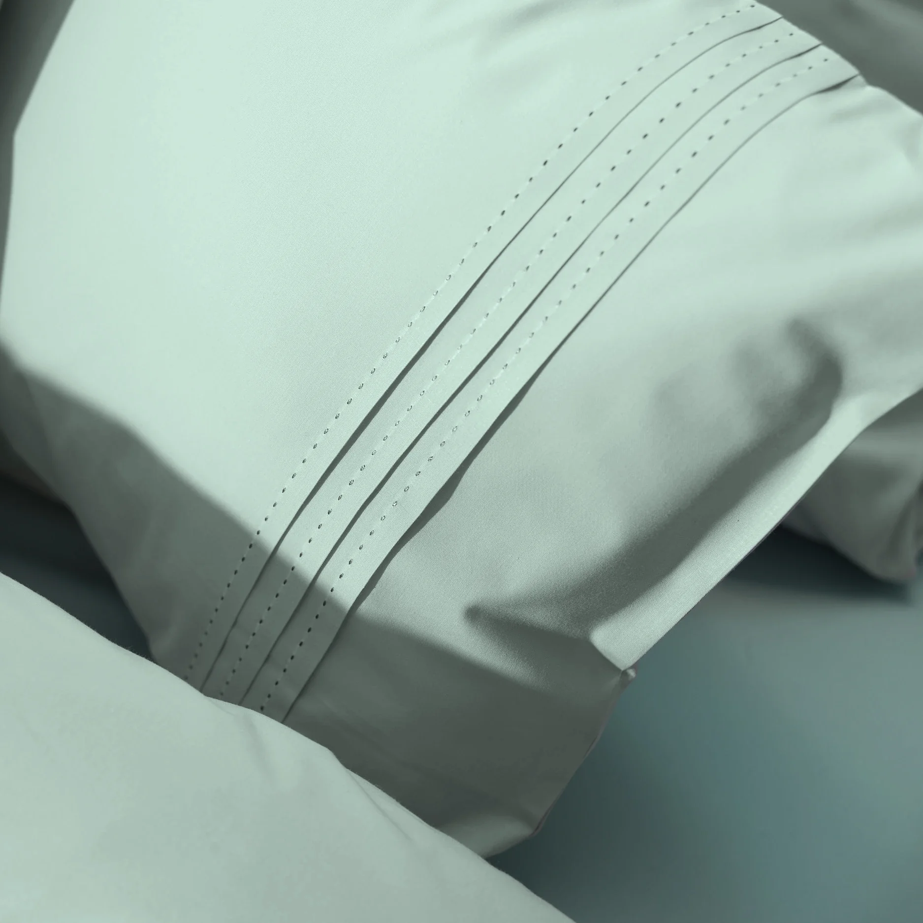 Graser Bettwäsche NOVARA Perkal Opal-Grey Produkt 2 Graser Bettwäsche NOVARA Perkal Opal-Grey 2