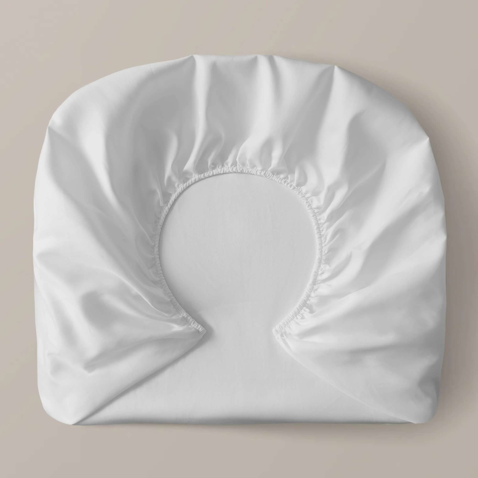 Royfort Spannbettlaken SATIN Weiß