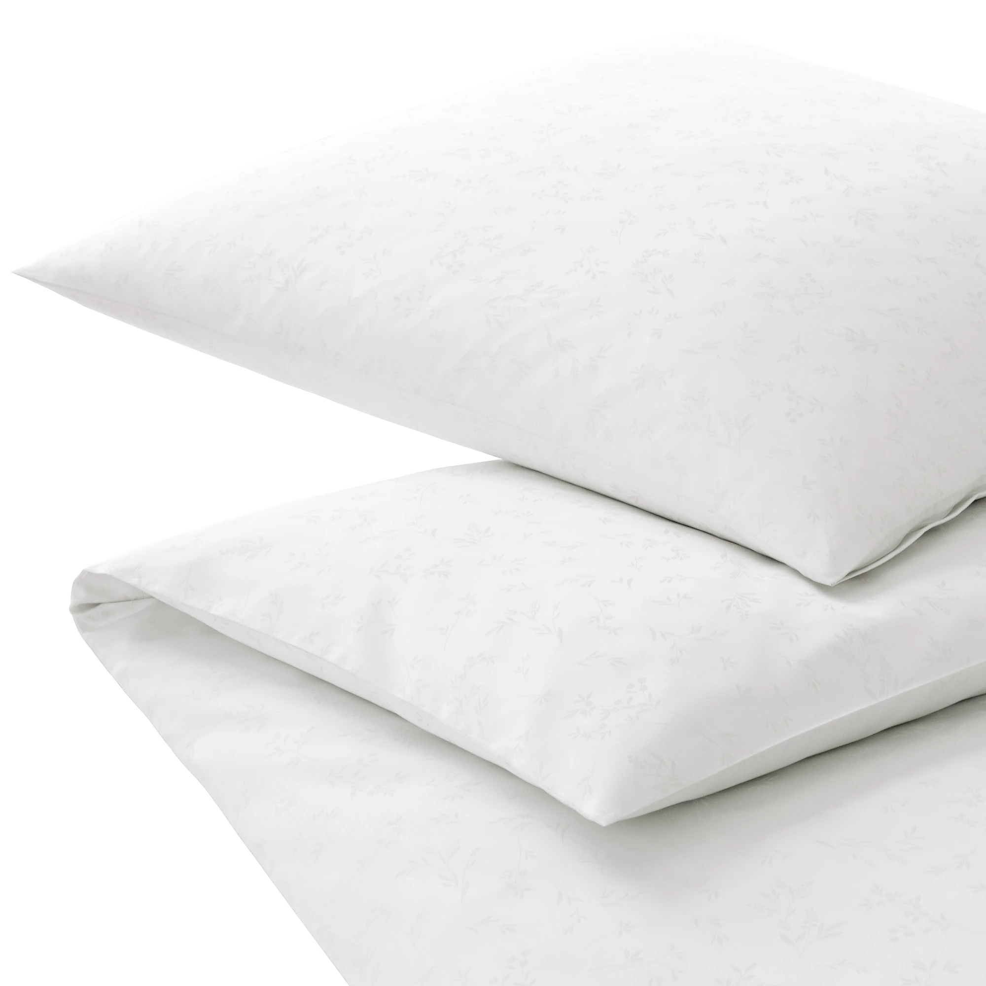 elegante Bettwäsche DELIGHT Jacquard Weiß