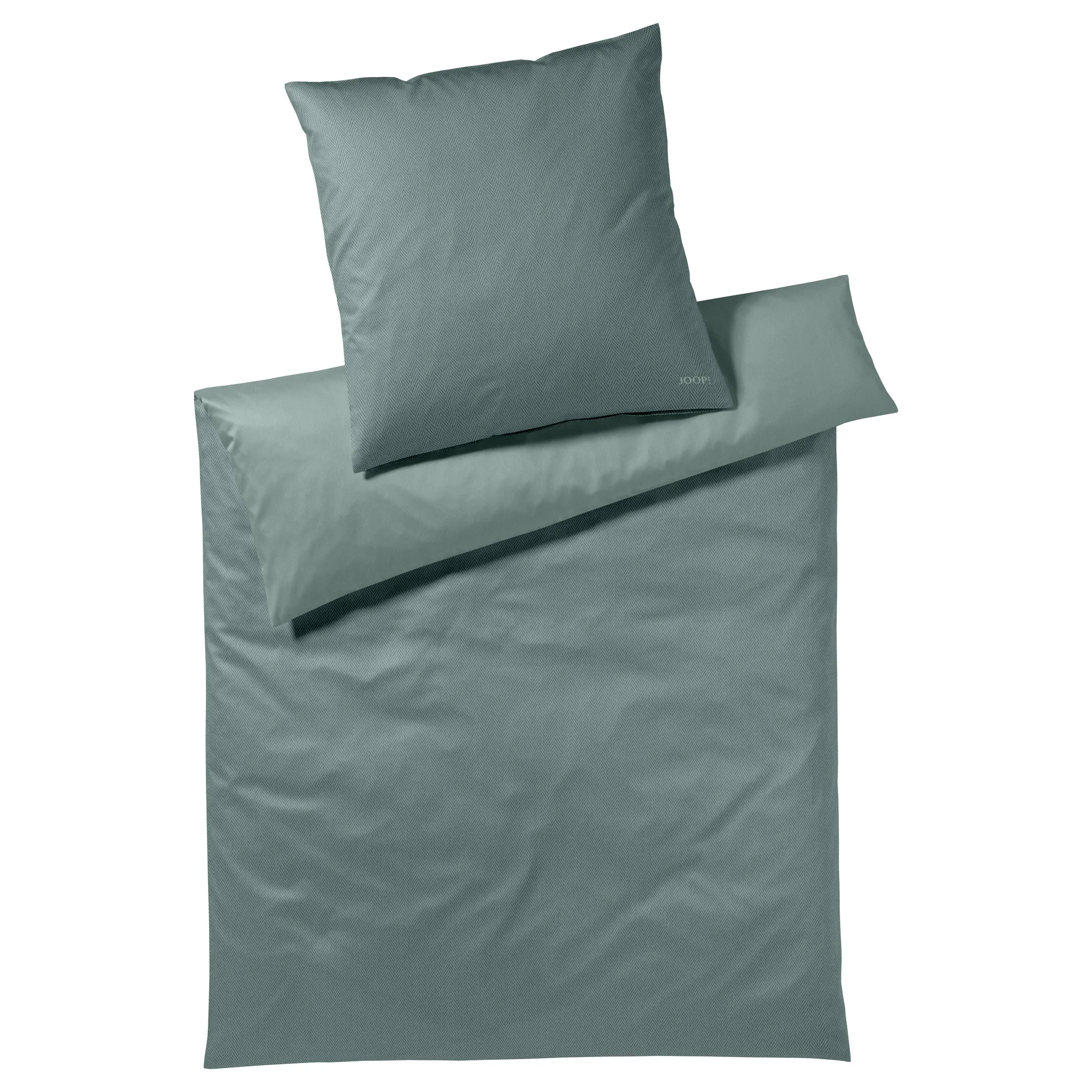 JOOP! Bettwäsche HERRINGBONE Satin Jade
