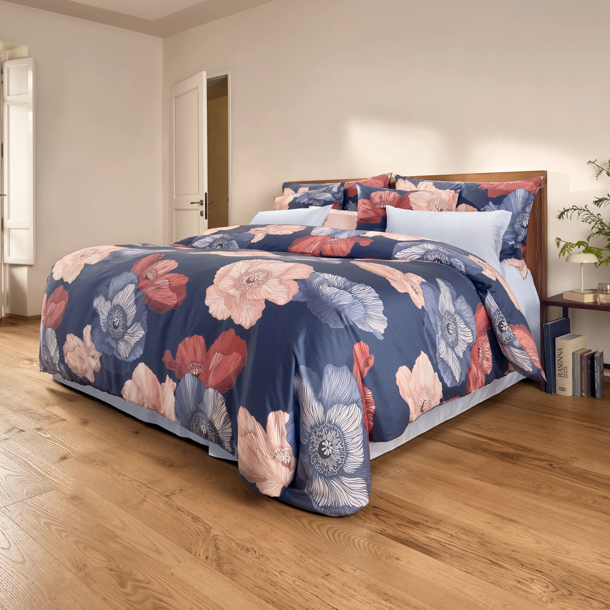 Schlossberg Bettwäsche MONA Satin Noblesse Bleu Produkt 5 Schlossberg Bettwäsche MONA Satin Noblesse Bleu 5