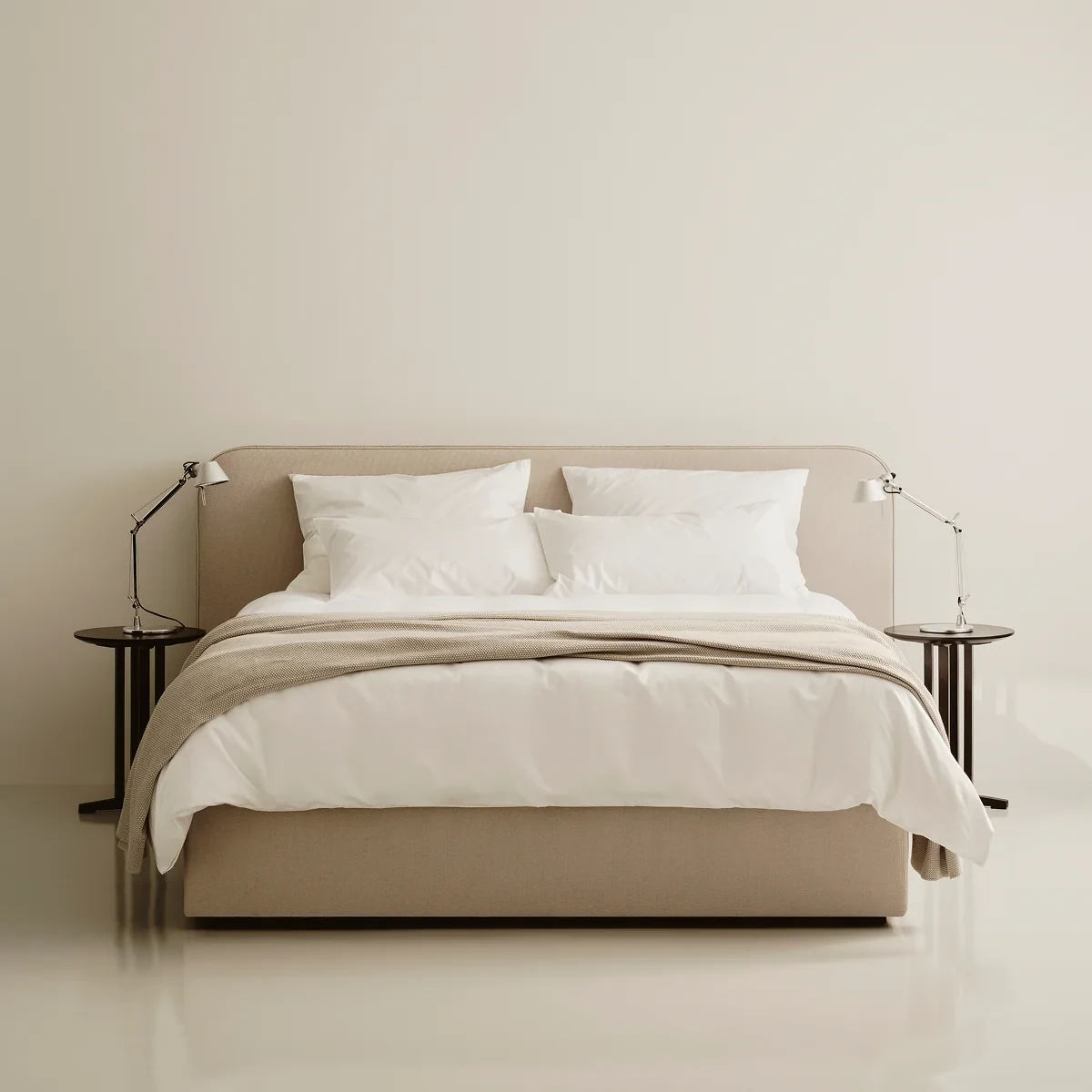 Royfort Bett ATELIER EDITION Creme