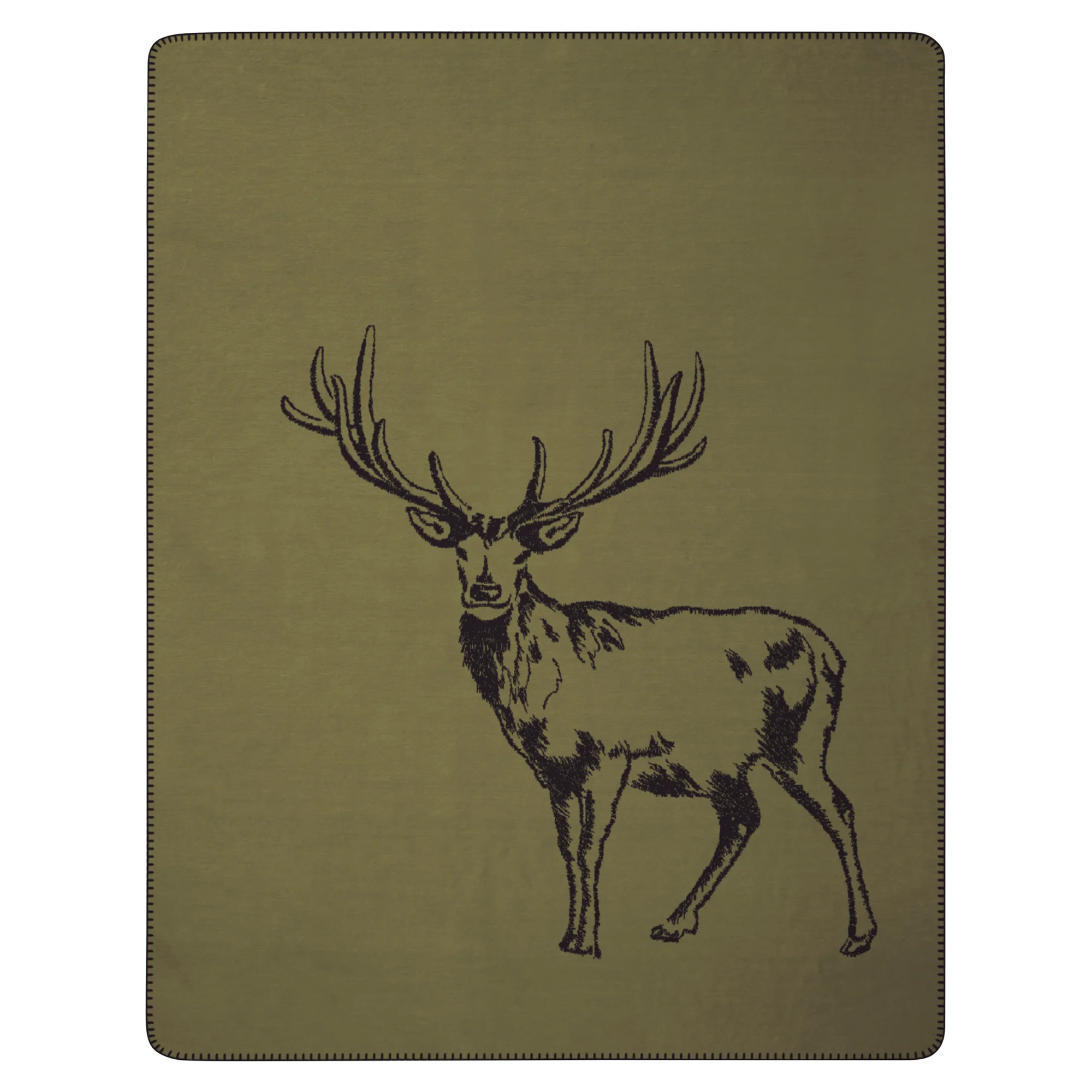 Biederlack Plaid DEER Green