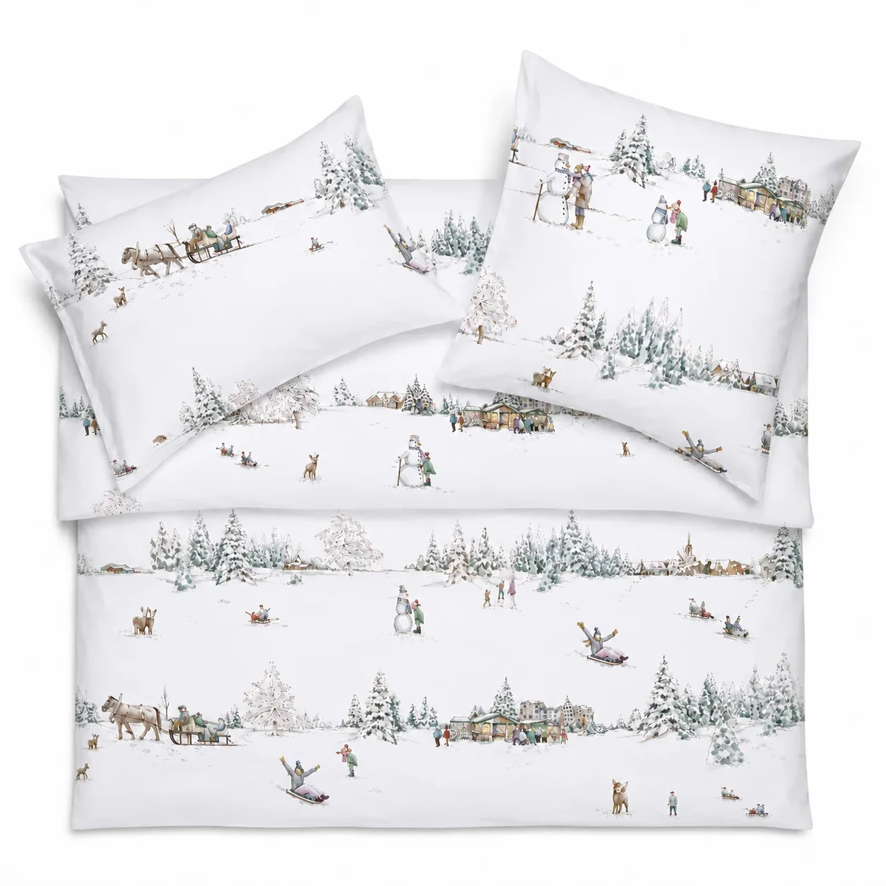 Christian Fischbacher Bed Linen WINTERWONDERLAND Sateen 1