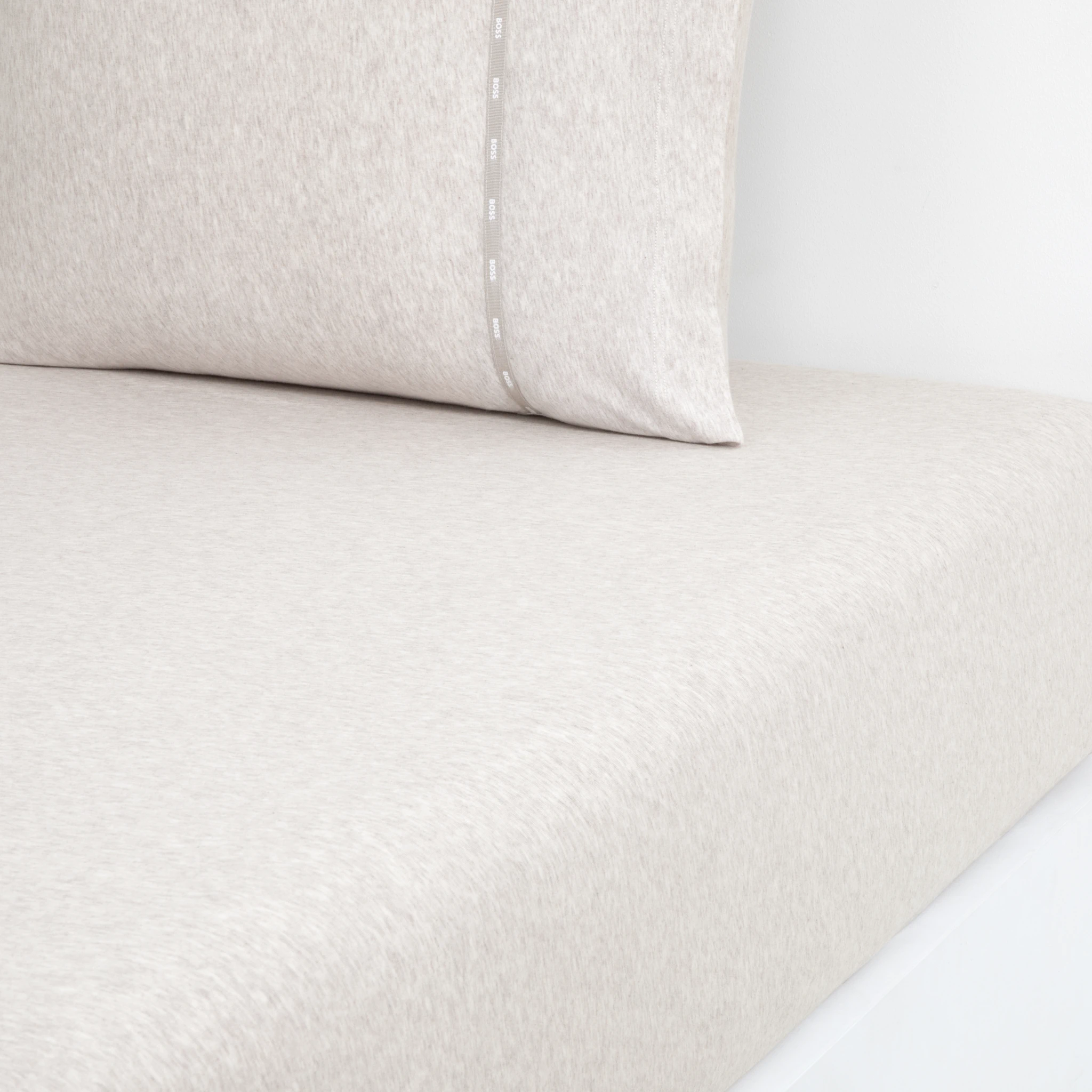 Hugo Boss Spannbettlaken SENSE Jersey Natural