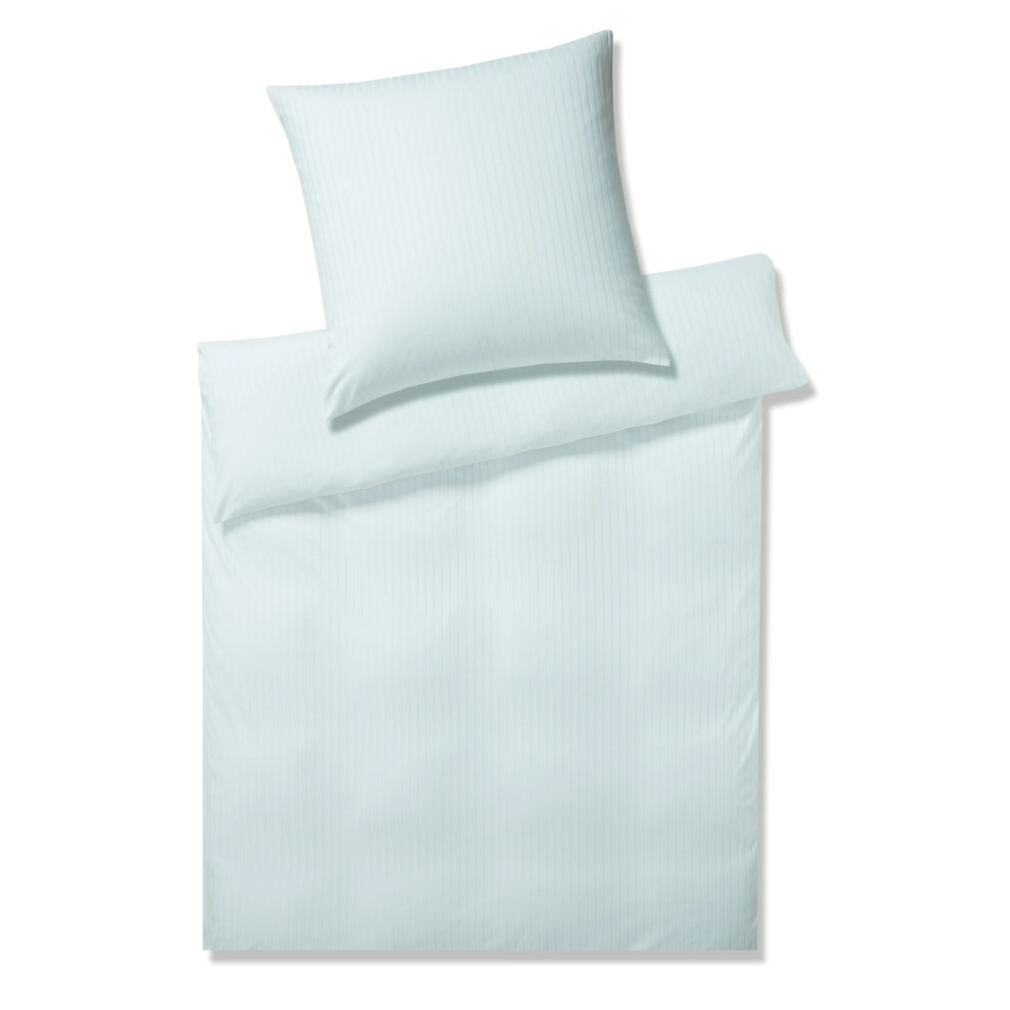 elegante Bettwäsche SOLID STRIPE Jersey Mint