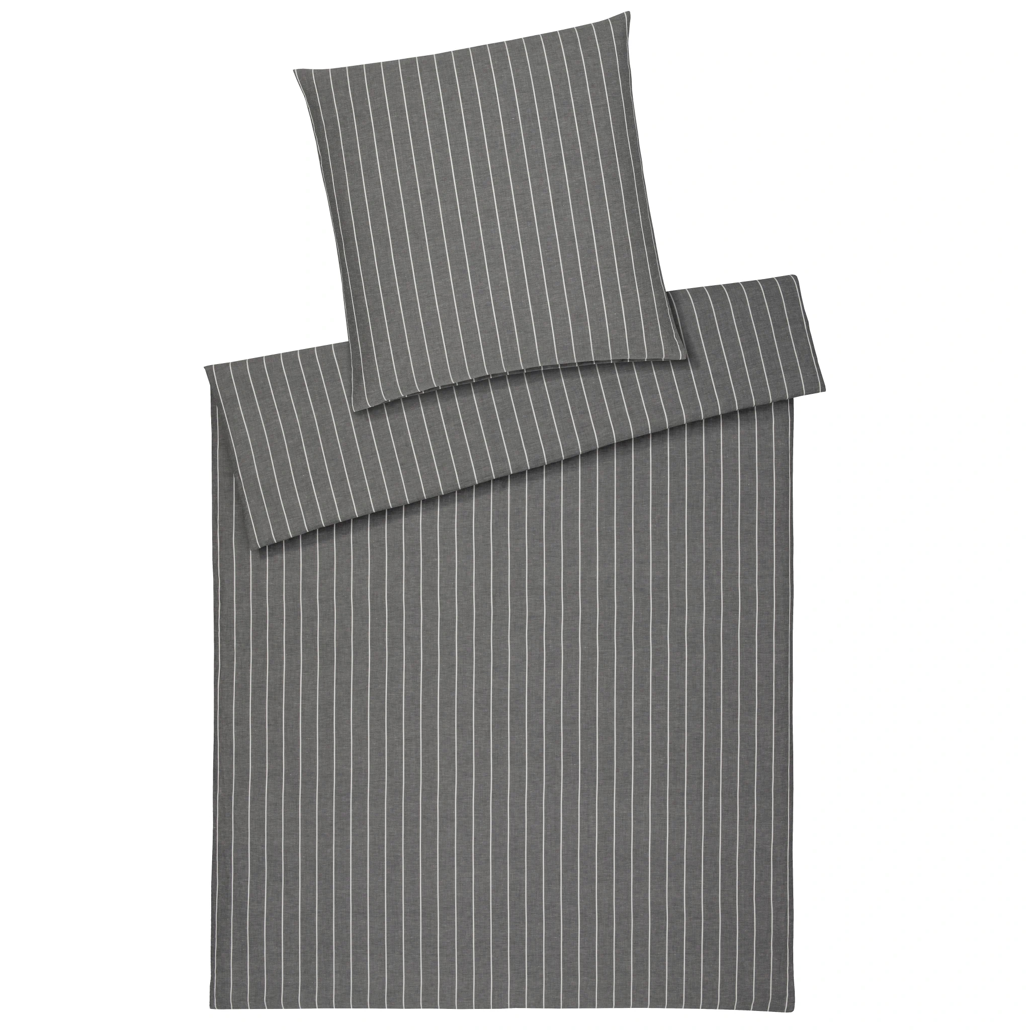 elegante Bettwäsche HUMBLE Halbleinen Anthra Produktbild elegante Bettwäsche HUMBLE Halbleinen Anthra
