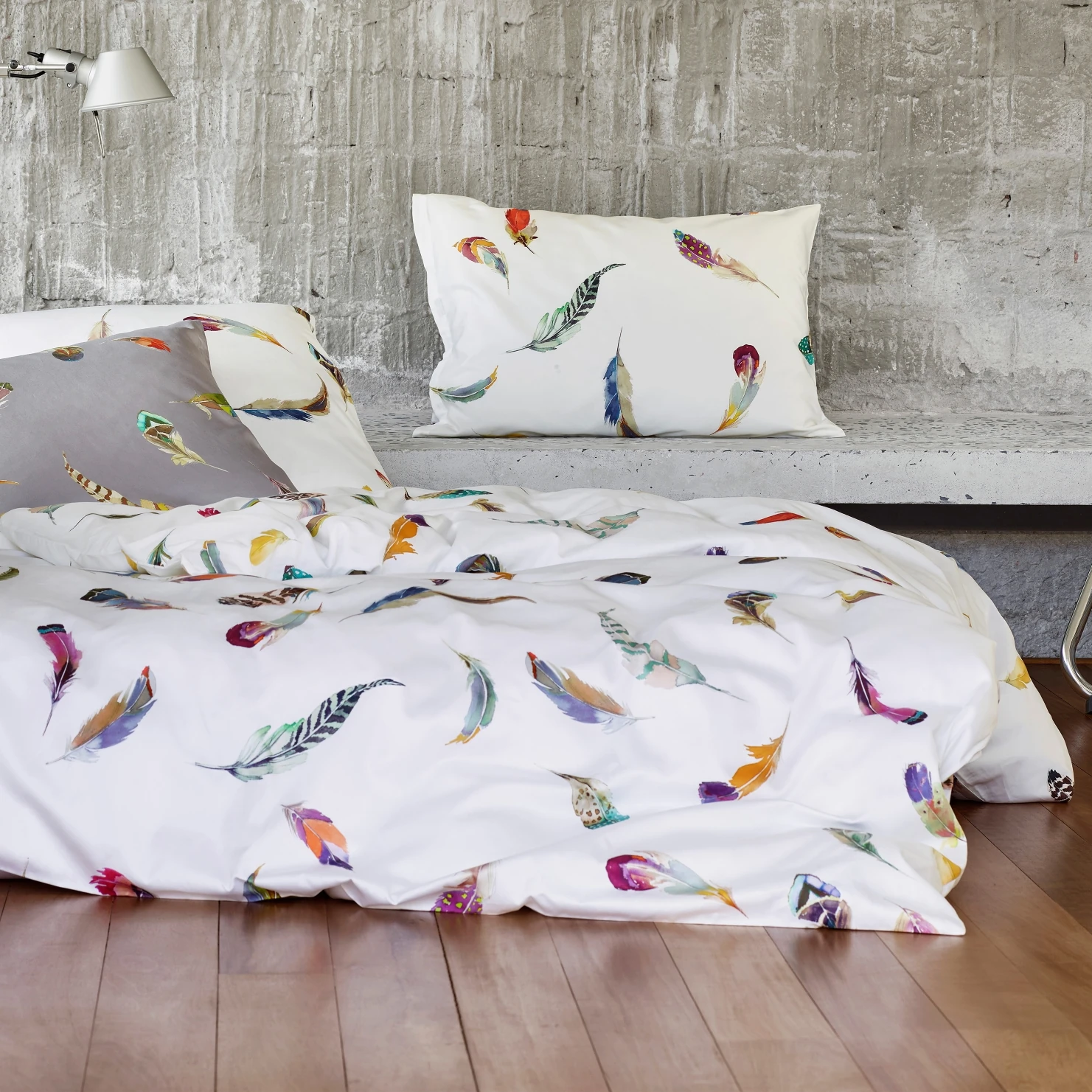 Zimmer + Rohde Bettwäsche BIRDS GALLERY Satin Blanc