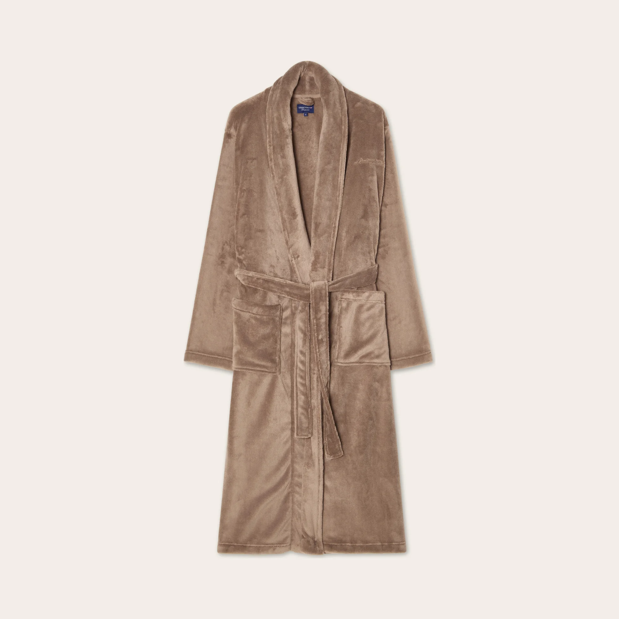 Lexington Morgenmantel Damen FLEECE Beige Produkt Lexington Morgenmantel Damen FLEECE Beige